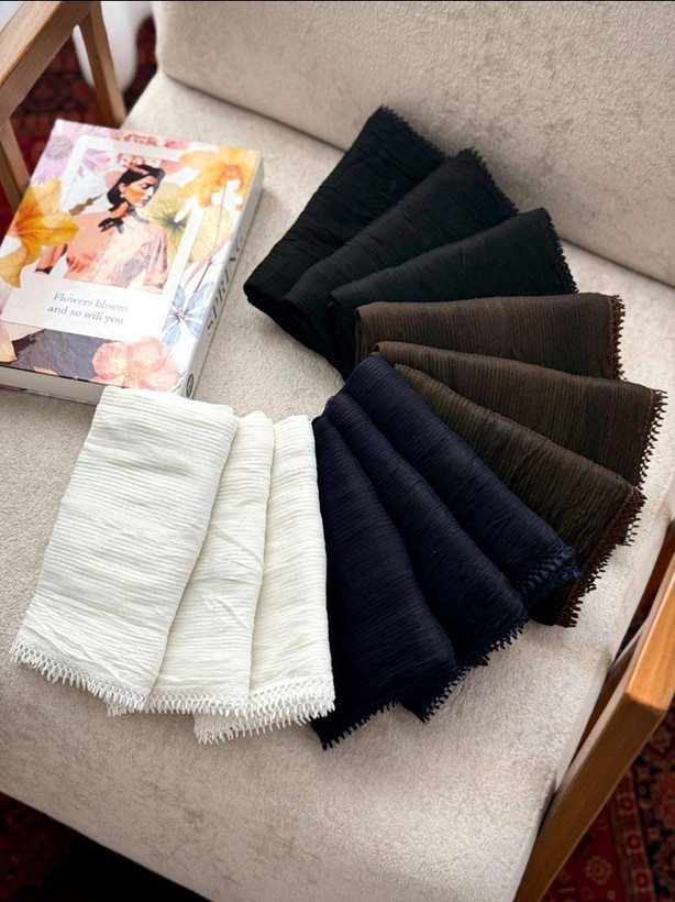 حریر کبریتی دور دانتل (وارداتی)